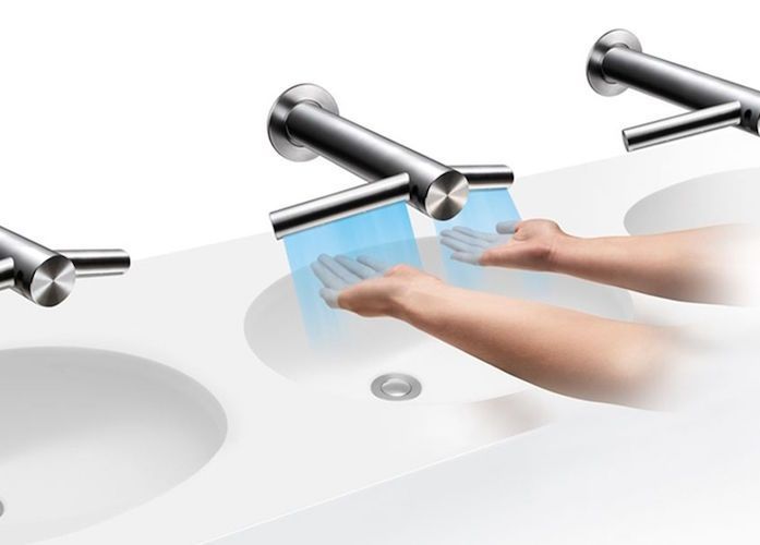 Grifo+secador de manos libres Dyson Airblade wash&dry - Imagen 2
