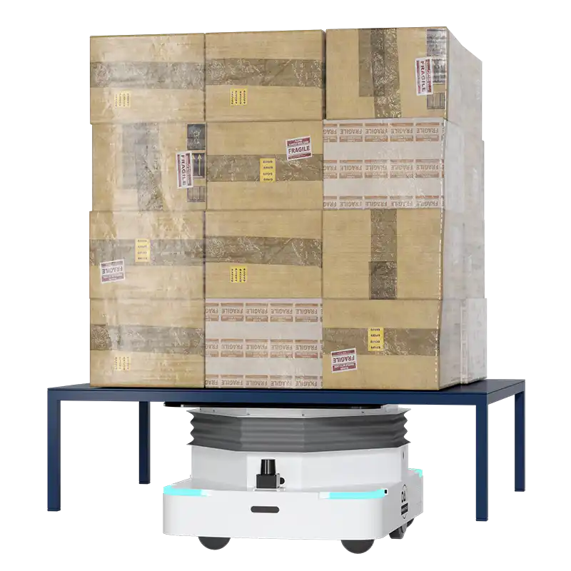 Robot AMR con plataforma elevadora